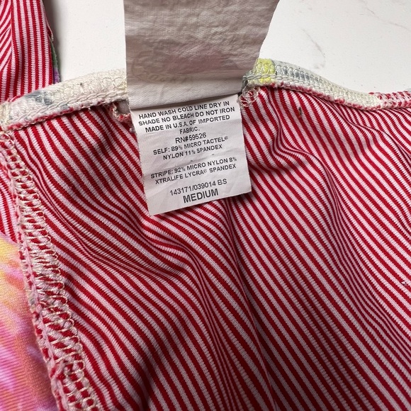 Lucky Brand Retro Pin-Up Style Bikini / Bathing Suit - Size M Top w/ Sm Bottom - Picture 6 of 17